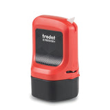 Trodat ID Protector+ Roller Stamp efficiently conceals personal data with eco-friendly ink, ergonomic design, and integrated letter opener.