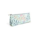 Stylish Filofax Pencil Case with vibrant botanical print, textured exterior, and spacious interior for organizing stationery.