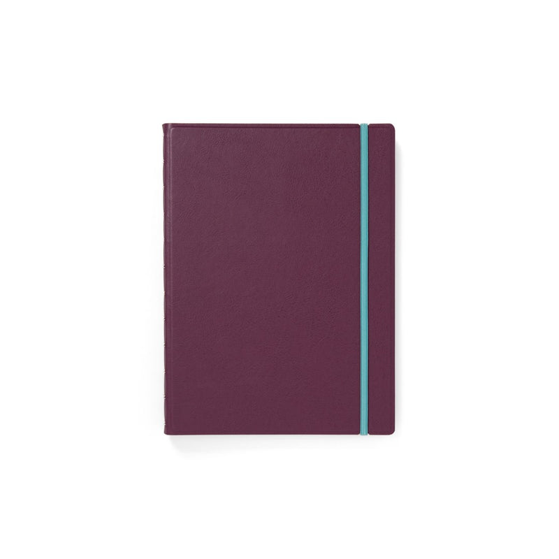 Filofax Notebook A4 Refillable Lined Contemporary Plum