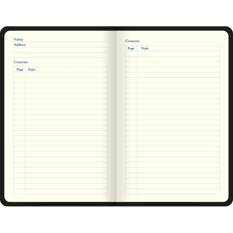 Letts Notebook Ruled Icon Black