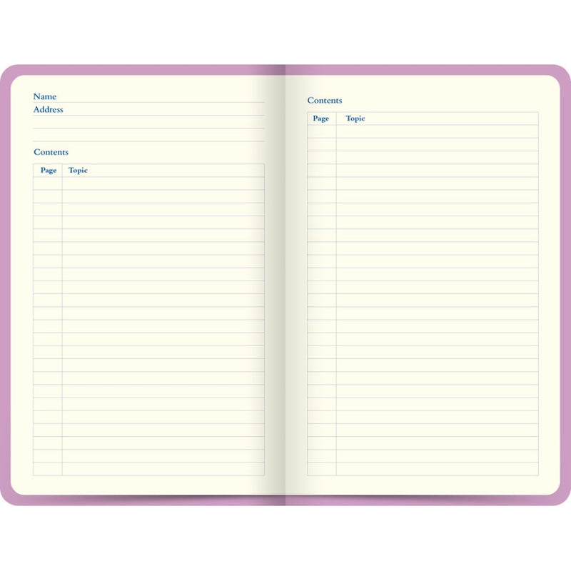 Letts Notebook Ruled Icon Pink