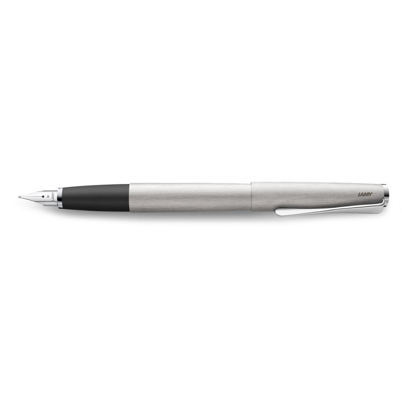 Lamy Studio Fountain Pen Brushed Steel Extra Fine Nib (065)