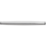 Lamy Studio Brushed Steel Fountain Pen with Extra Fine Nib, featuring a sleek design and propeller-shaped chrome clip.