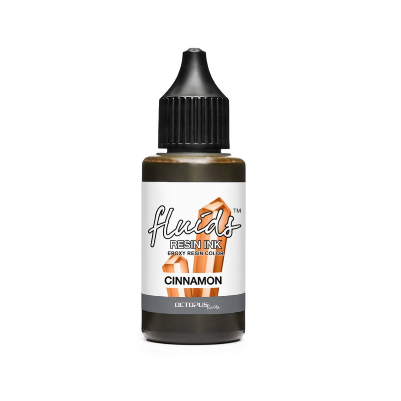 Octopus Fluids Resin Ink Cinnamon Brown 30ml