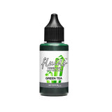 Bottle of Octopus Fluids Green Tea Resin Ink, 30ml, vibrant alcohol-based color concentrate for resin artists and crafters.