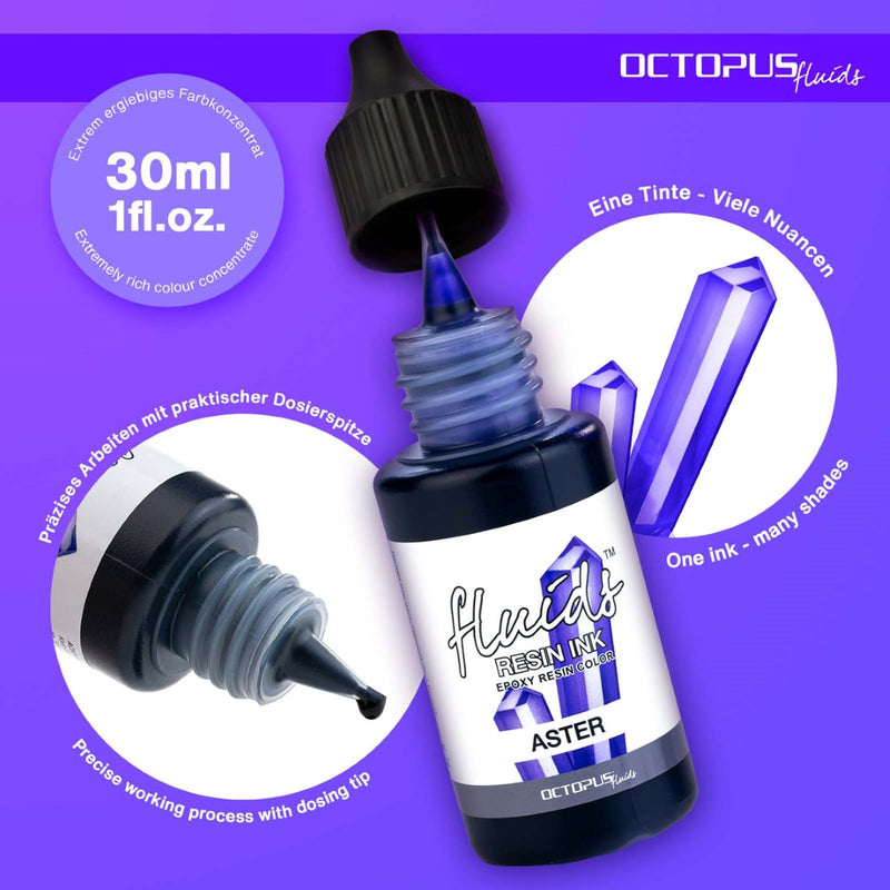 Octopus Fluids Resin Ink Aster Violet 30ml