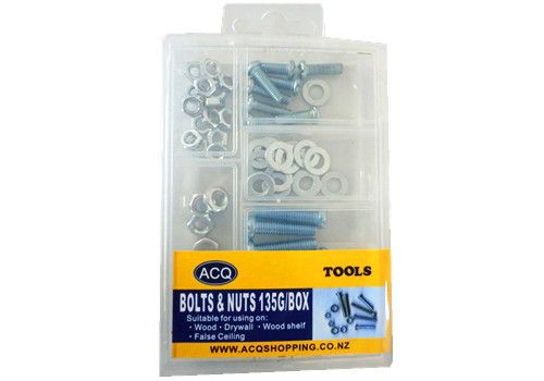 Bolts And Nuts (12 Packs)