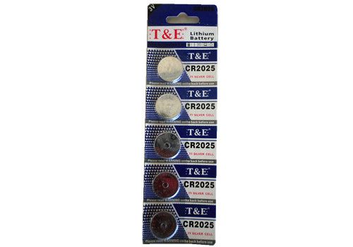 Cell Battery - Cr2025 5 Piece Pack X 20 Units