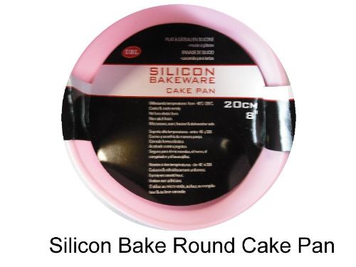 Silicon Bake Round Cake Pan (Set Of 2)
