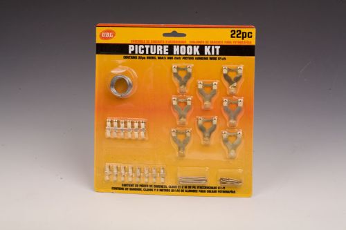 Picture Hook Kit With Wire (Set Of 4)