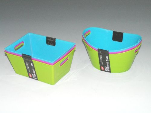 Mini Stash Tubs - Oval / Rectangle (18pcs)