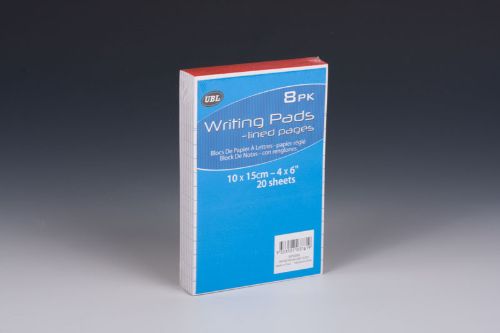 Writing Pads - Lined 15cm (24pcs)