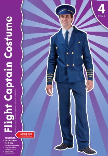 Men's Costume - Captain (5 Piece Set)
