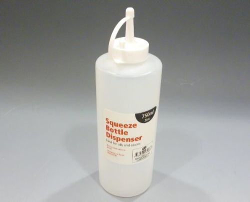 Squeeze Bottle -  750ml Clear (Set Of 12)