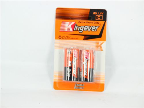 Carbon Zinc Dry Battery - C Size (2pc) X 6 Units