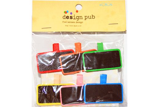 Blackboard Clips - 6.5cm Assorted (36pcs)