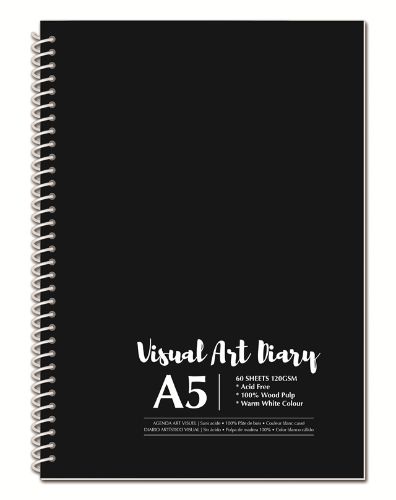 A5 Visual Art Diary (Set Of 2)