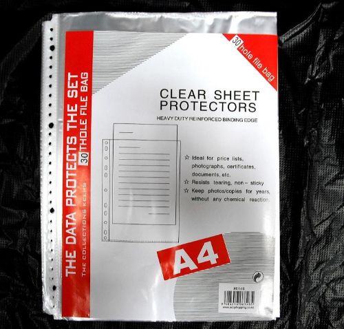 File Protectors - 30 Hole (6 Packs)
