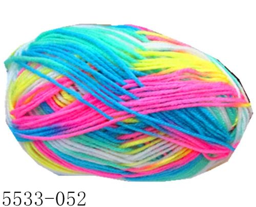 Vibrant two-tone acrylic yarn set of 12, perfect for knitting, crocheting, and crafting cozy projects with durability and softness.