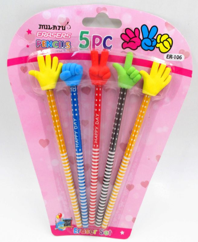 PENCILS with ERASERS (12 Packs)