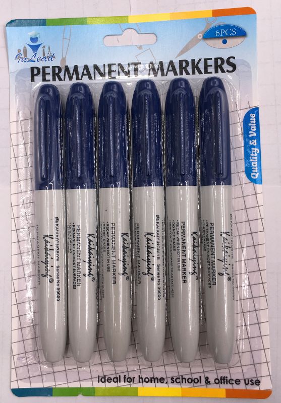 PERMANENT MARKER - BLUE (72pcs)