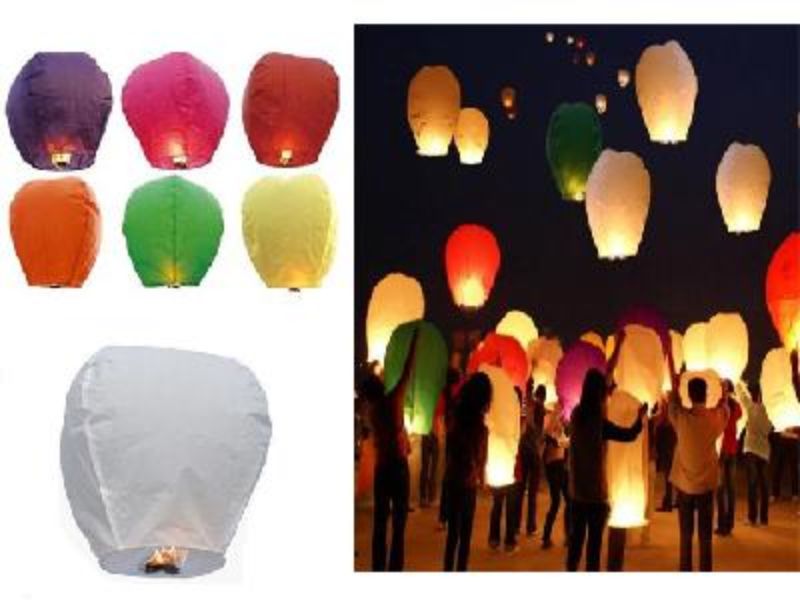 SKY LANTERN (Set of 12 Assorted)