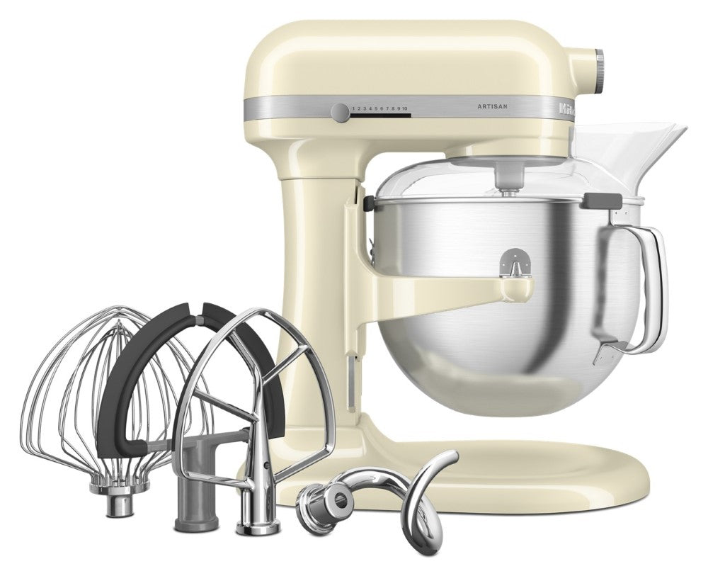 KitchenAid KSM70 Artisan Bowl-Lift 6.6L Stand Mixer - ALMOND CREAM