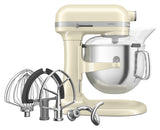 KitchenAid KSM70 Artisan Bowl-Lift 6.6L Stand Mixer - ALMOND CREAM