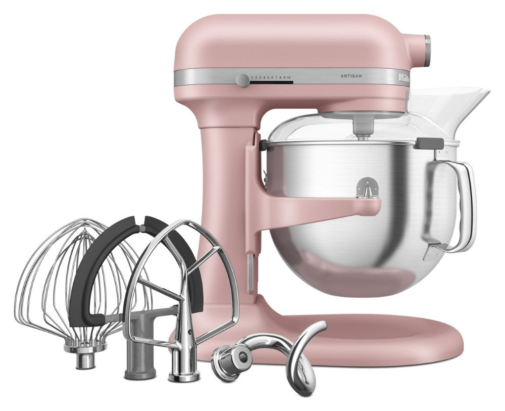 KitchenAid KSM70 Artisan Bowl-Lift 6.6L Stand Mixer - DRIED ROSE