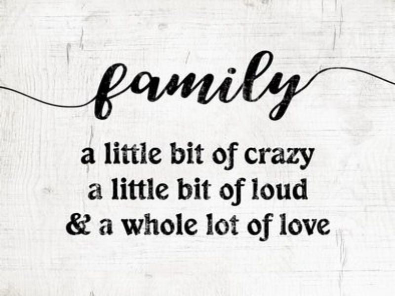 Wall Art on MDF - Family (40 x 60cm)