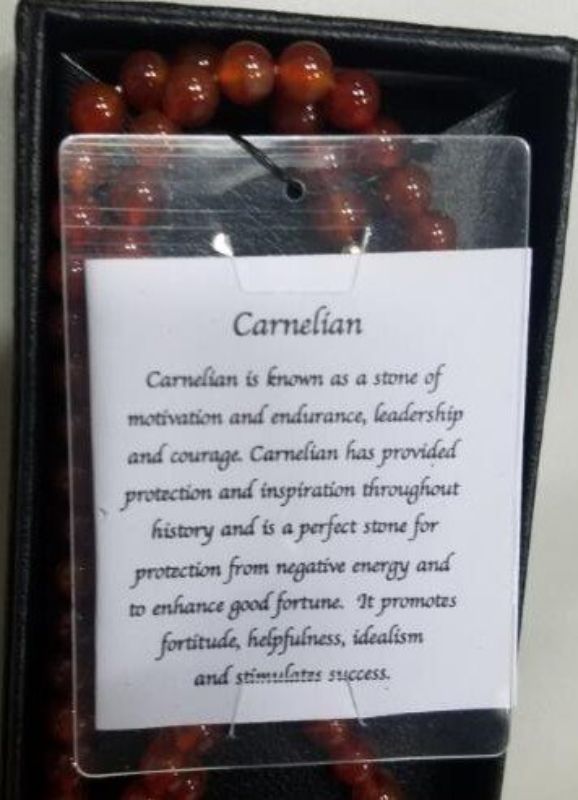 Necklace - Carnelian Mala (70cm)