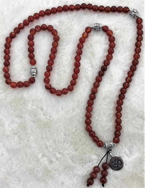 Necklace - Carnelian Mala (70cm)