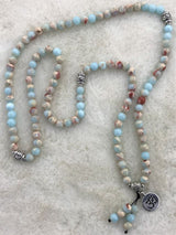 Necklace - Amazonite Mala (70cm)