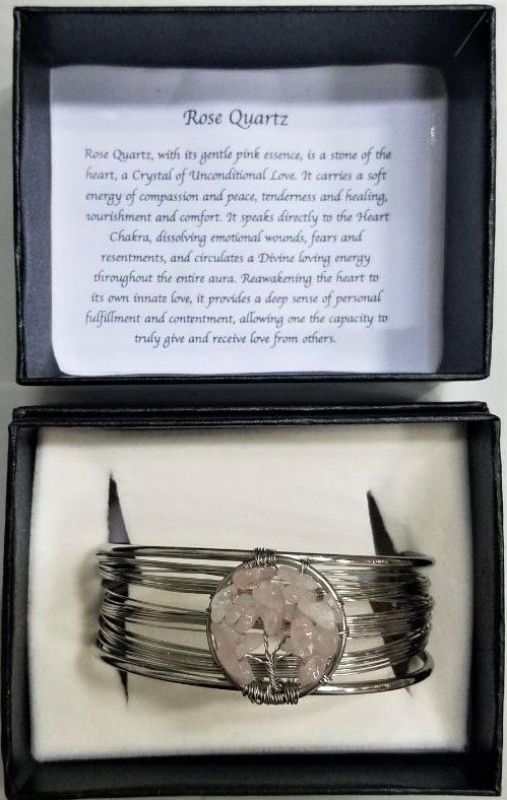Bracelet - Rose Quartz Tree of Life