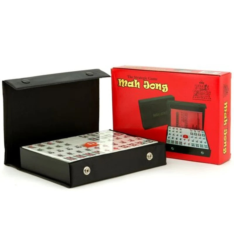 Mahjong Set, Economy, black vinyl case