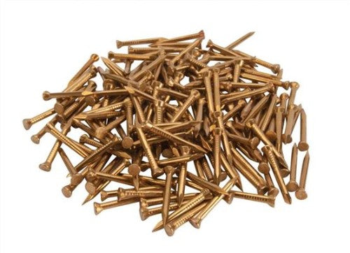 (Card-30g) Handipak 13mm Solid Brass Panel Pins