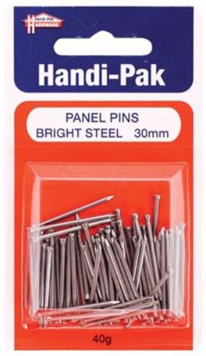 (Card-40g) Handipak 30mm B.S. Panel Pins