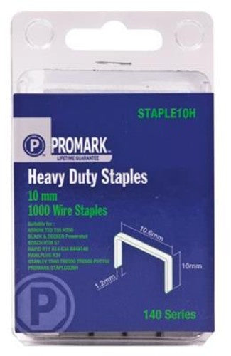 (Pkt-1000) Promark 140/10 10mm Heavy Duty Staples