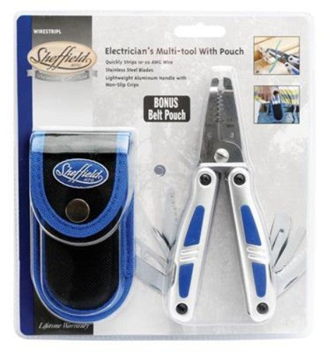 Sheffield 155mm Multifunction with LED Light Wire Stripper