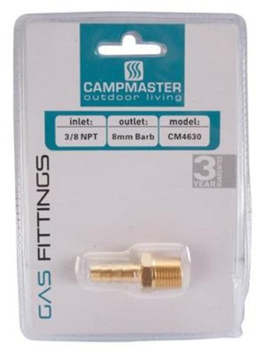 Campmaster 3/8 BSP x 8mm Tailpiece