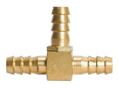 Campmaster 8mm Brass Tee Junction Tailpiece