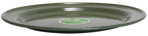 Campmaster 26cm Green Enamel Plate - Pack of 12