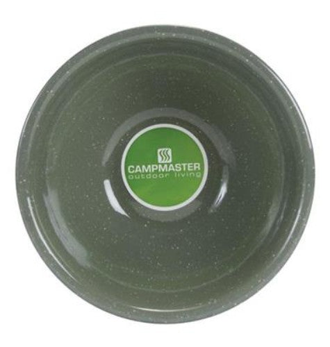 Campmaster 16cm Green Enamel Mixing Bowl