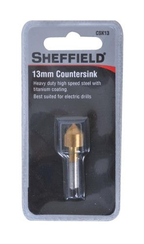 Sheffield 13mm Titanium Coated Countersink