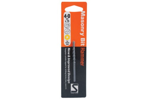 Sutton 4.0mm x 75mm 5/32 inch Masonry Drill