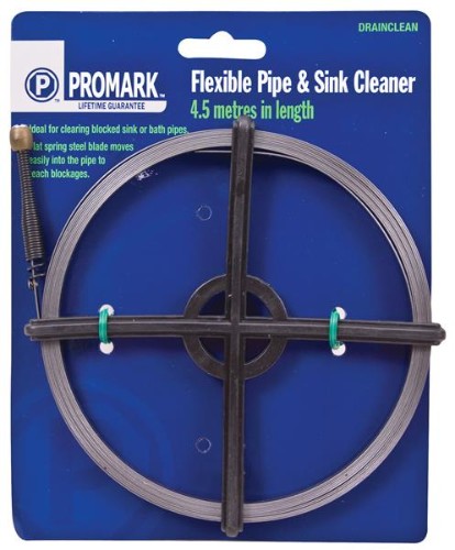 Promark 4.5M Flexible Pipe and Sink Drain Cleaner