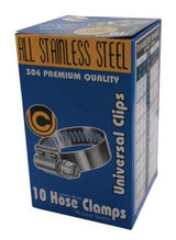 No 36 44-70mm S/S Hose Clips - Pack of 10