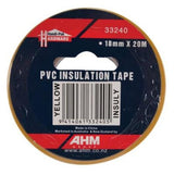 (Roll) Handipak 33240 18mm x 20M Yellow PVC Insulation Tape