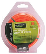 McGregor's 3.30mm x 9M Square Cut Line Trimmer Cord - Pack of 6