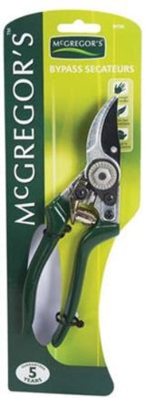 McGregors 200mm Alloy Handle Bypass Secateurs